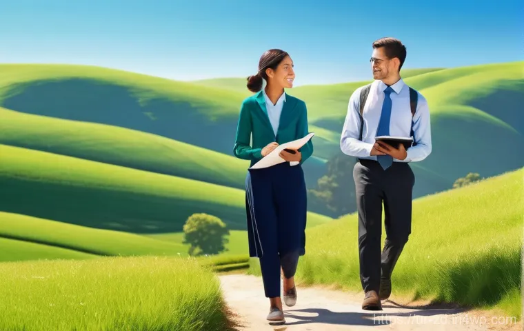 멘토링 프로그램으로 지식 넓히기 - **Prompt 1: The Guiding Light of Mentorship**
    A young, aspiring professional, dressed in smart, ...